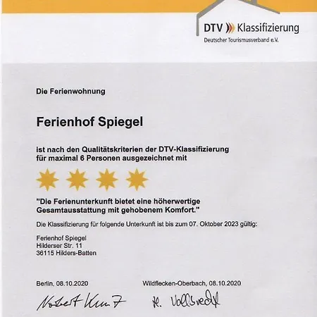 Landhaus Spiegel Hilders