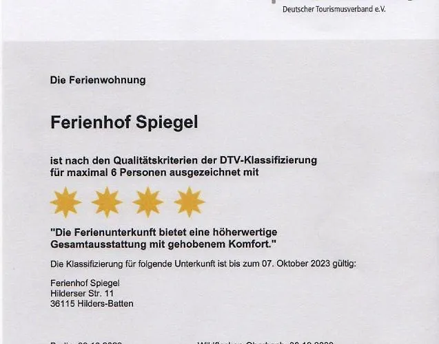 Lantställe Spiegel Hilders